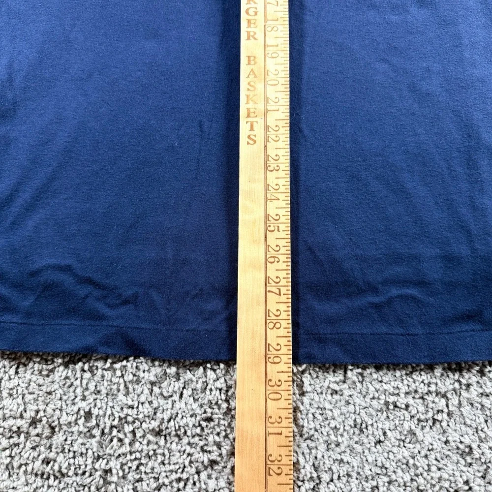 Polo Ralph Lauren Mens Navy Blue Shirt Medium preppy‎ golf resortwear logo pony